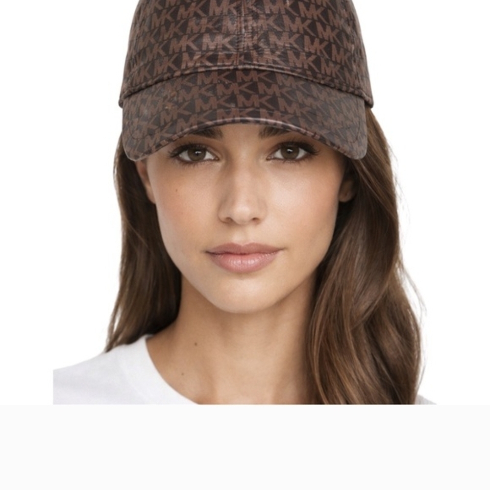 Michael Kors Brown Logo Cap - Picture 2 of 11